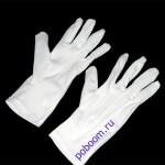 Белые перчатки для танцев